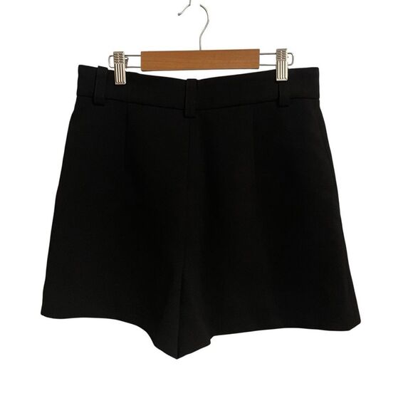 Zara Black Flat Front Dress Shorts Size Small NWOT - Picture 4 of 5